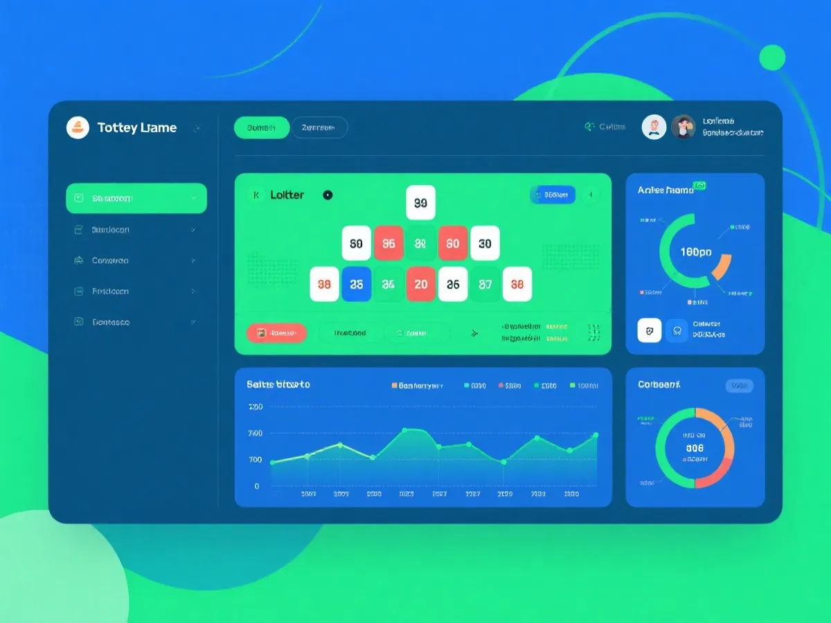 开奖结果与历史记录查询界面示意图